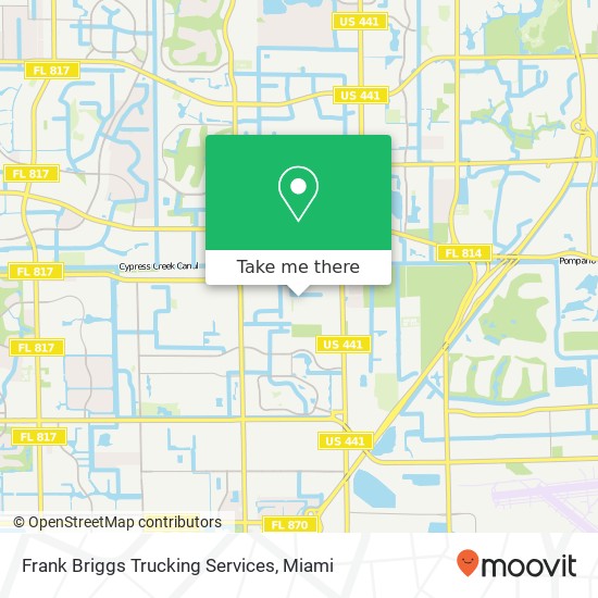 Mapa de Frank Briggs Trucking Services
