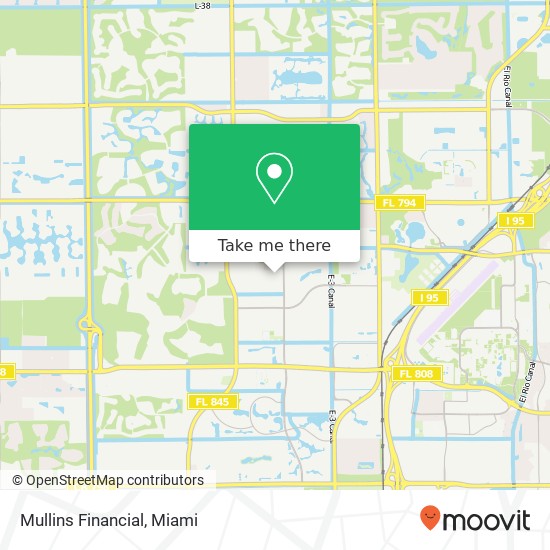 Mullins Financial map