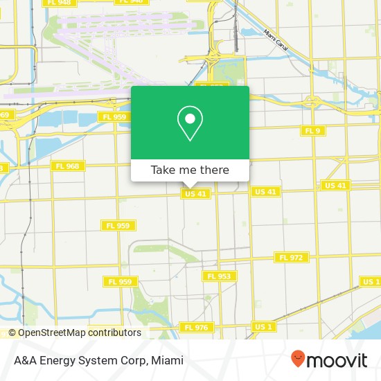 Mapa de A&A Energy System Corp