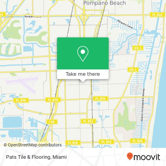 Pats Tile & Flooring map