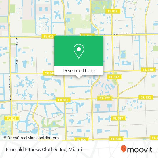 Emerald Fitness Clothes Inc map