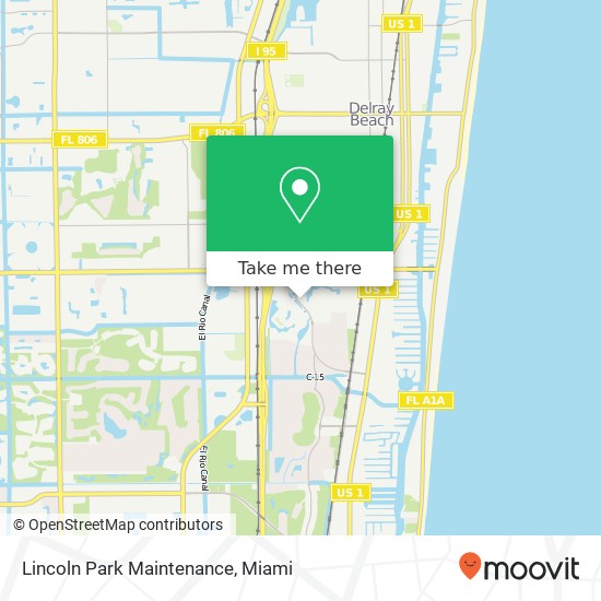 Lincoln Park Maintenance map