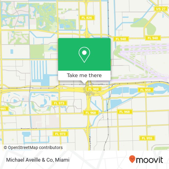 Michael Aveille & Co map