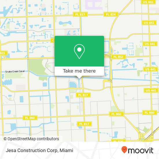 Jesa Construction Corp map