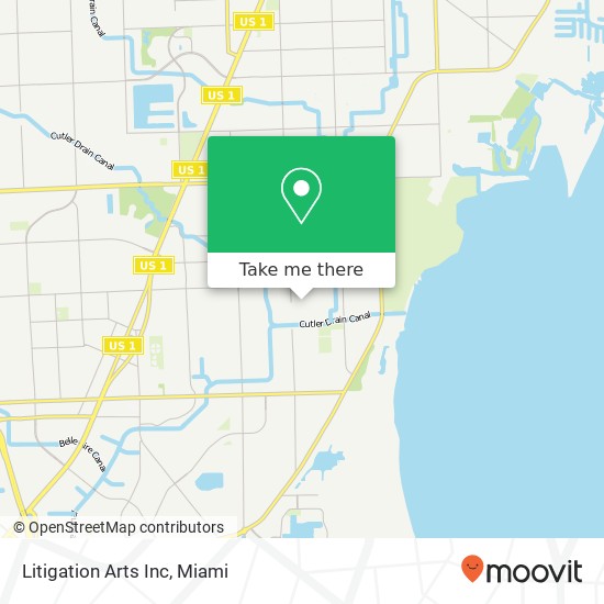 Litigation Arts Inc map