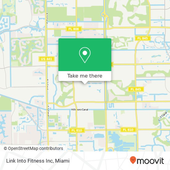 Link Into Fitness Inc map