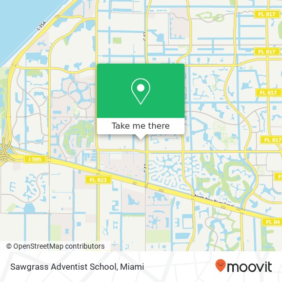 Mapa de Sawgrass Adventist School