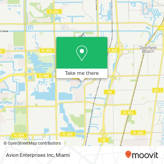 Avion Enterprises Inc map