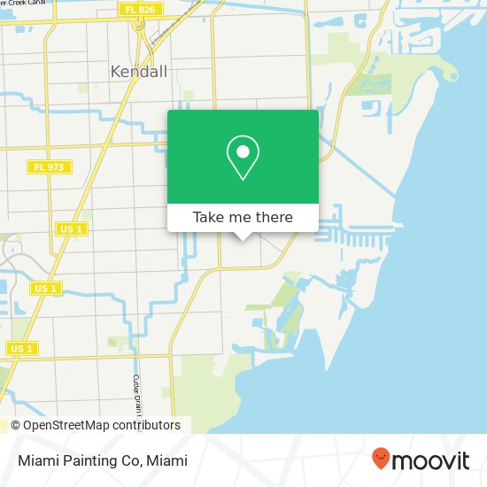Mapa de Miami Painting Co