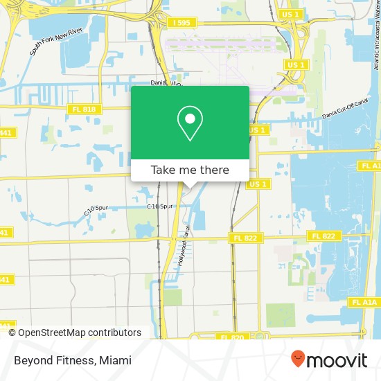 Mapa de Beyond Fitness