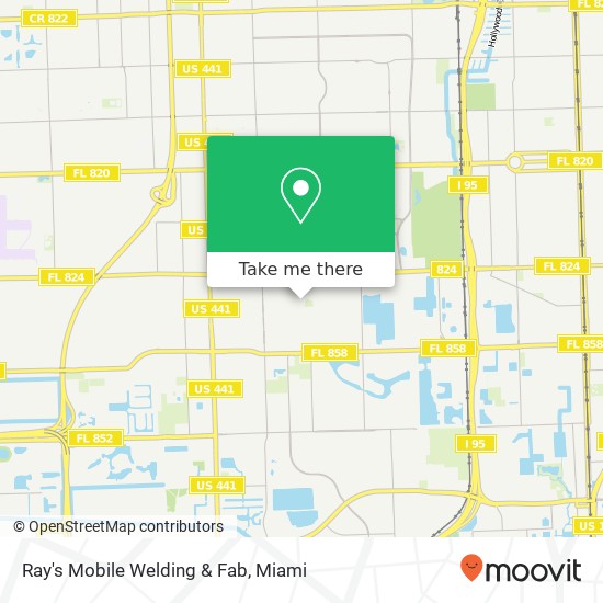 Mapa de Ray's Mobile Welding & Fab