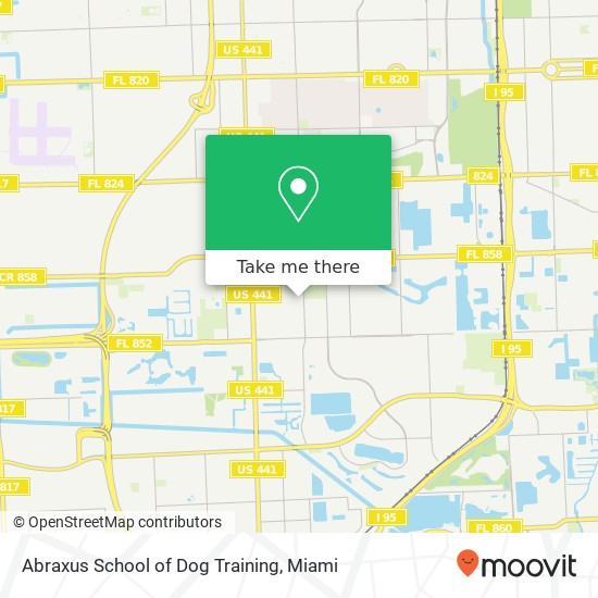 Mapa de Abraxus School of Dog Training