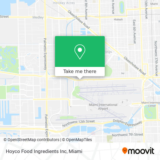 Mapa de Hoyco Food Ingredients Inc