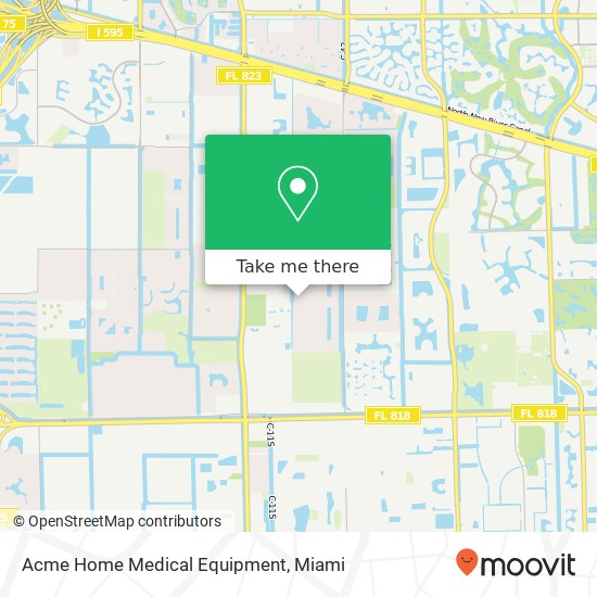 Acme Home Medical Equipment map