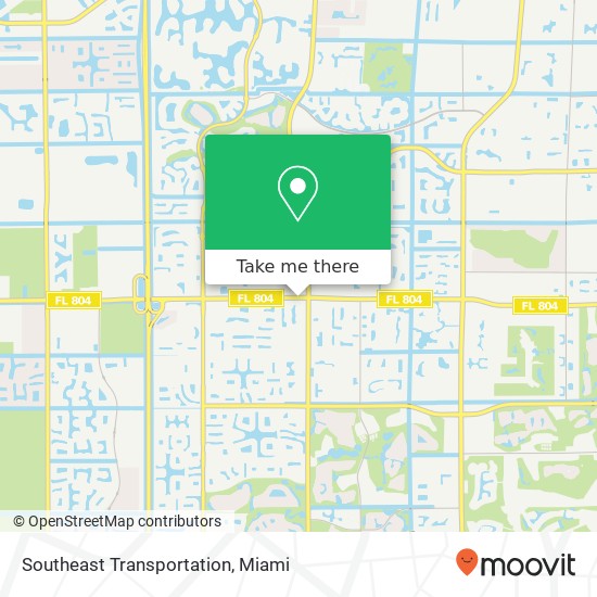 Southeast Transportation map