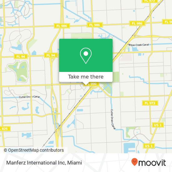 Manferz International Inc map