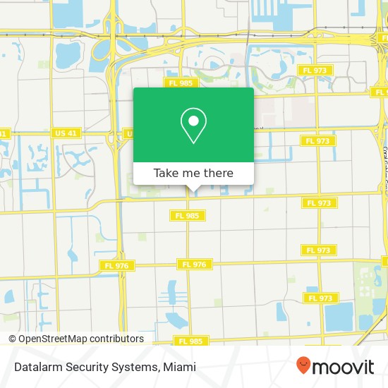 Datalarm Security Systems map
