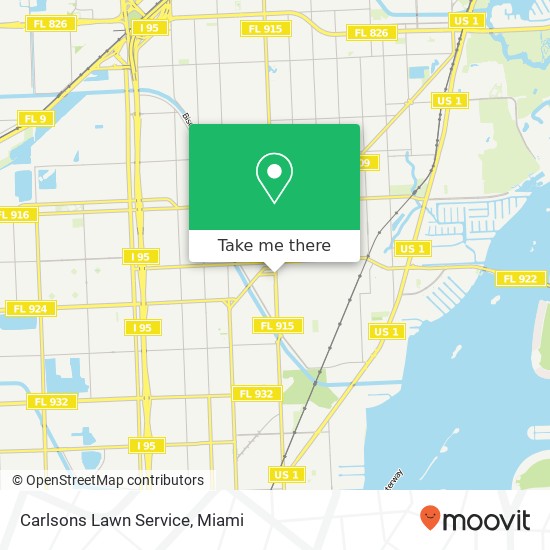 Carlsons Lawn Service map