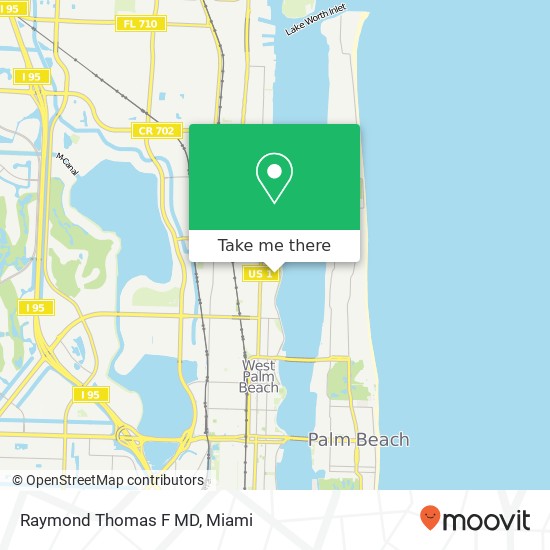 Raymond Thomas F MD map