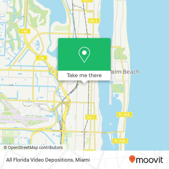 All Florida Video Depositions map