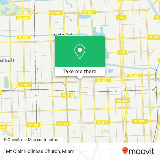 Mt Clair Holiness Church map