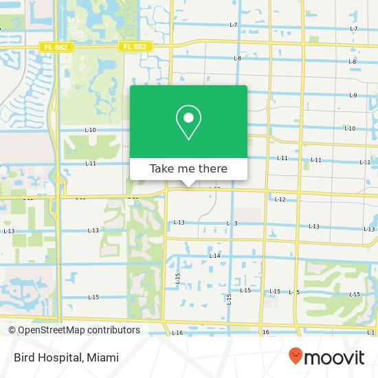 Bird Hospital map