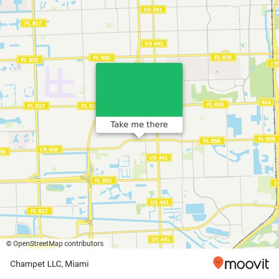 Champet LLC map