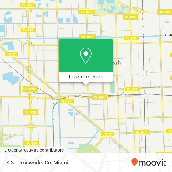 S & L Ironworks Co map