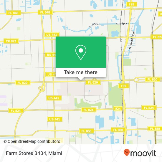Farm Stores 3404 map