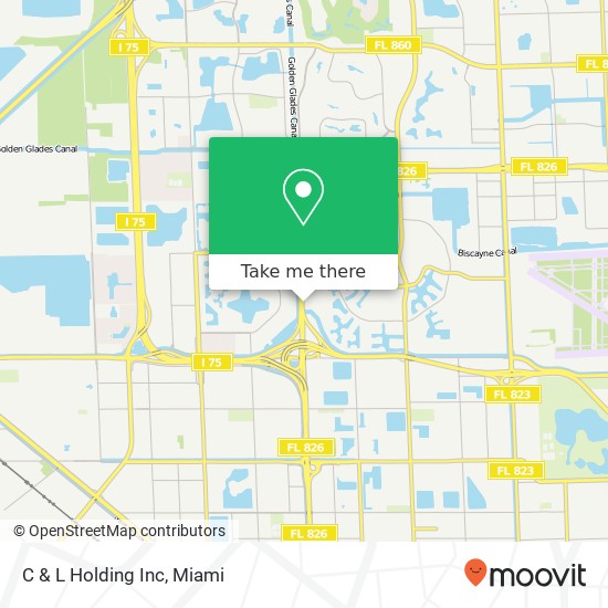 C & L Holding Inc map