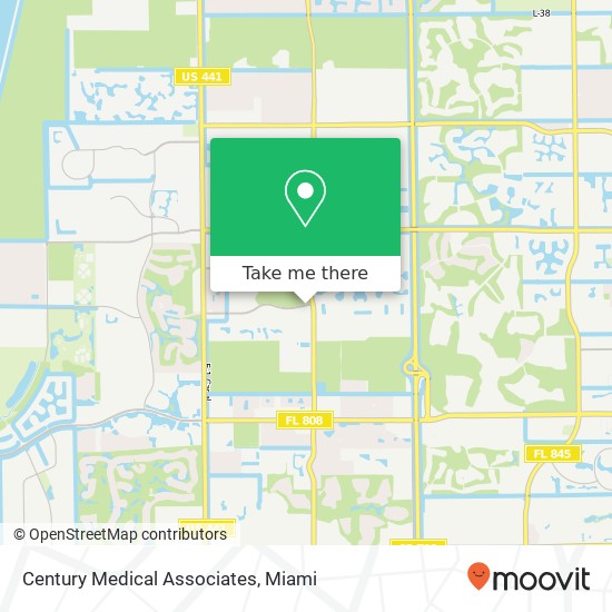 Century Medical Associates map