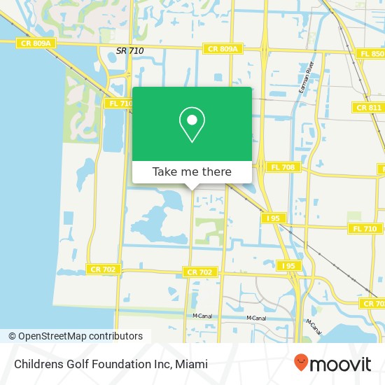 Mapa de Childrens Golf Foundation Inc