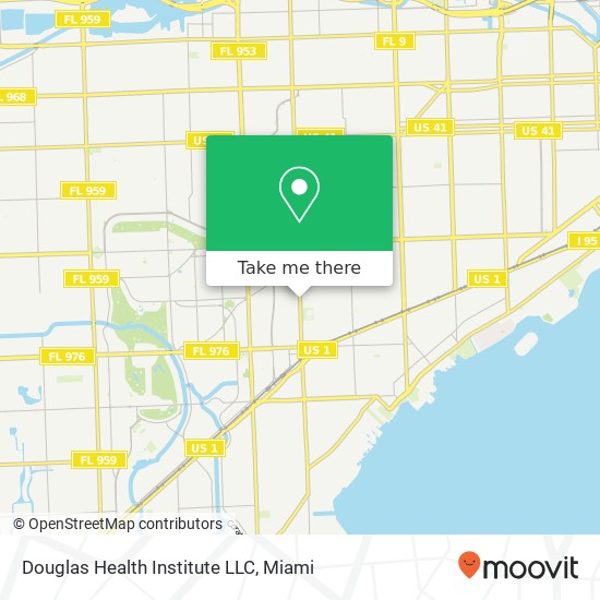 Mapa de Douglas Health Institute  LLC