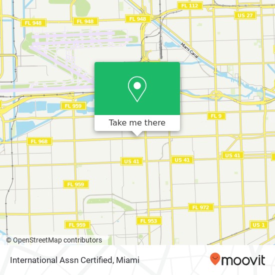 International Assn Certified map