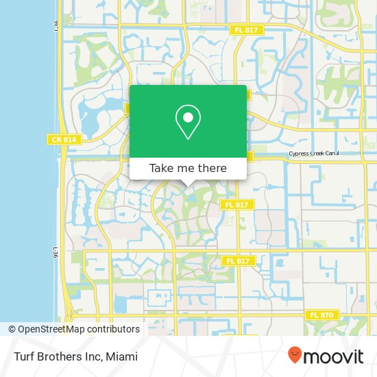 Turf Brothers Inc map