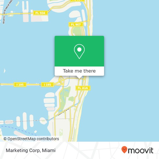 Marketing Corp map
