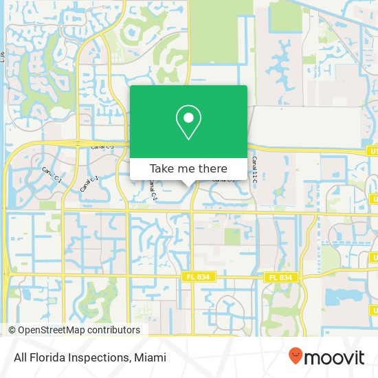 Mapa de All Florida Inspections