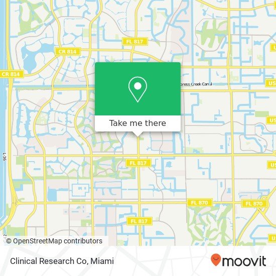 Mapa de Clinical Research Co