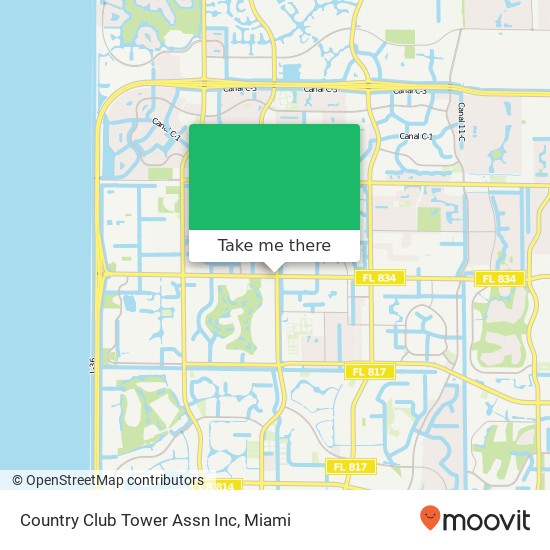 Country Club Tower Assn Inc map