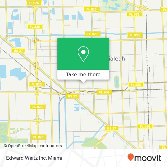 Edward Weitz Inc map