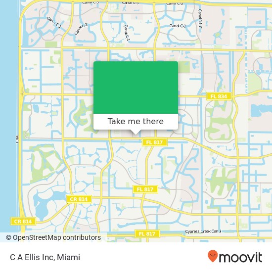 C A Ellis Inc map