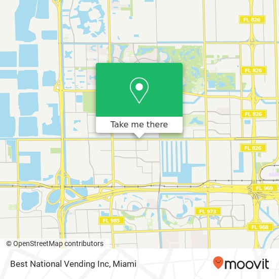 Best National Vending Inc map