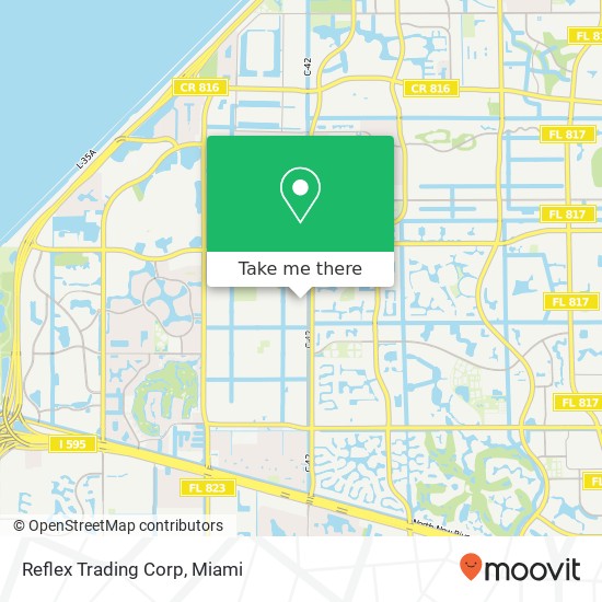 Reflex Trading Corp map