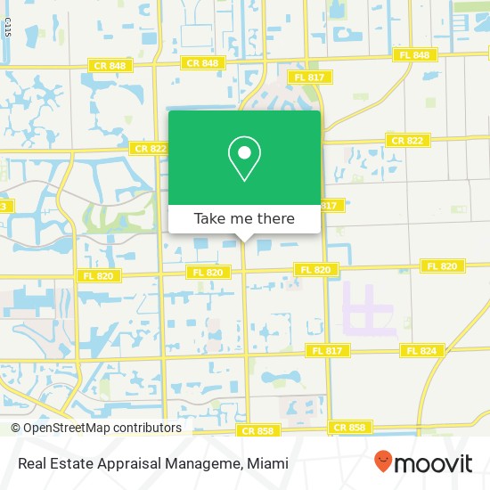 Real Estate Appraisal Manageme map