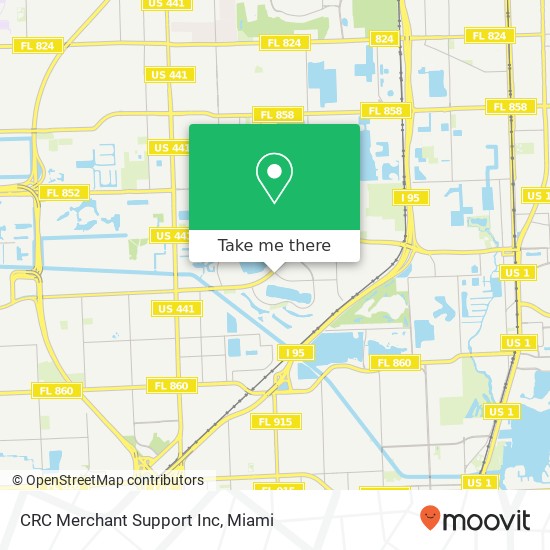 Mapa de CRC Merchant Support Inc