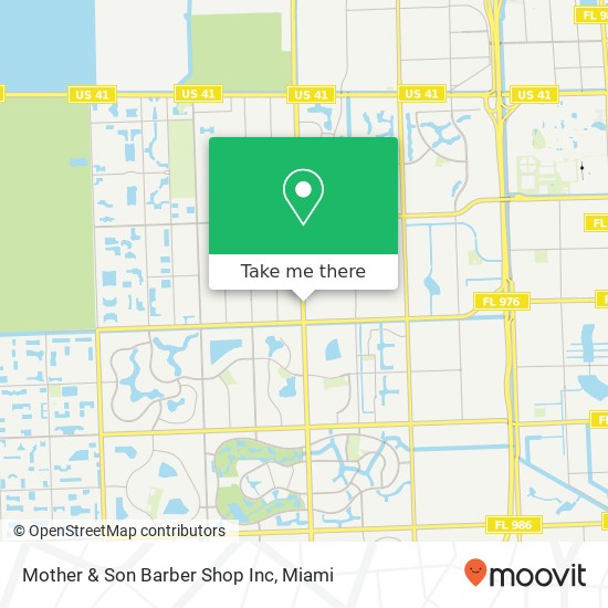 Mapa de Mother & Son Barber Shop Inc