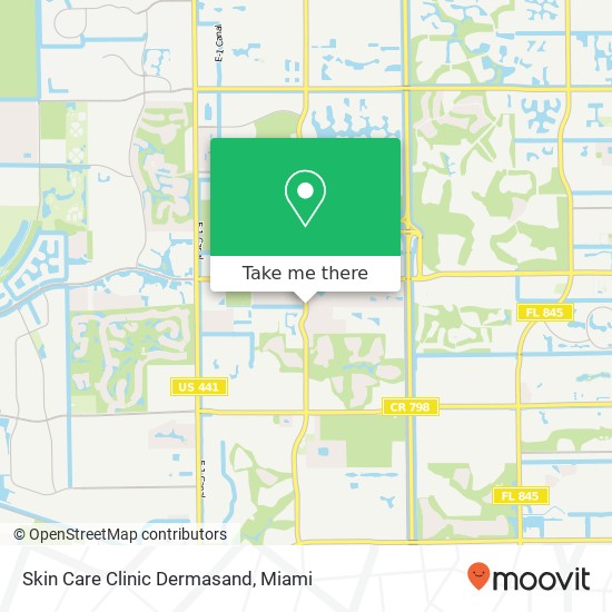 Skin Care Clinic Dermasand map