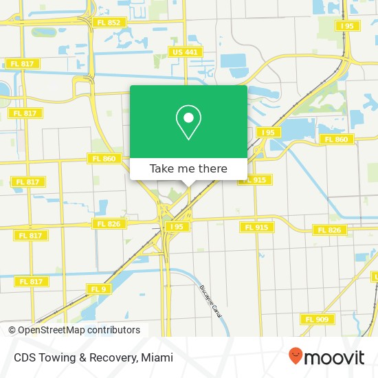 CDS Towing & Recovery map