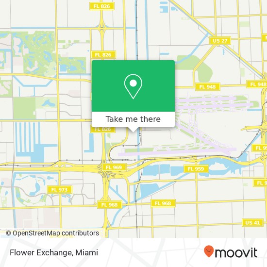 Flower Exchange map