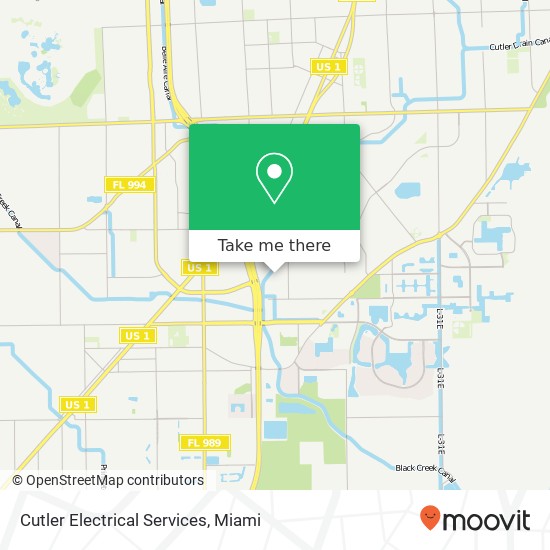 Mapa de Cutler Electrical Services